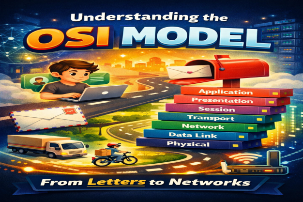 OSI Model explained in English with real-life examples